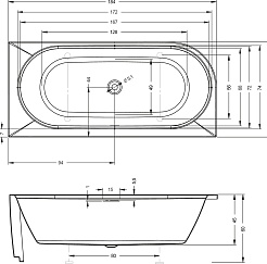 Riho Акриловая ванна DESIRE LED 184x84 L – фотография-3